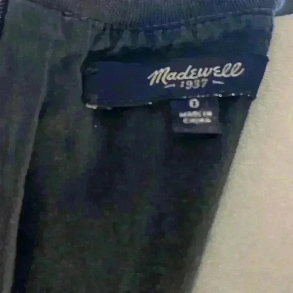 MADEWELL Navy Blue Lakeshore MIDI Dress Size 0 - Picture 5 of 8